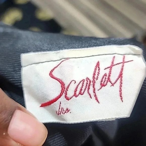 SCARLETT's Vintage 80s Lace Gothic Witchy Grunge Dress - Picture 12 of 13